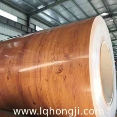 Китай Цветные покрытые стальные катушки для печати серии Woodgrain для сайдинга и архитектурных акцентов поставщик