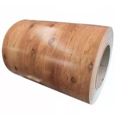0.40*1250mm Golden Oak Wooden ppgi rolls Multi Gloss 3D Wood Woodlike Printeched PPGI/PPGL