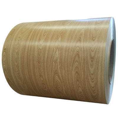 0.40*1250mm Golden Oak Wooden ppgi rolls Multi Gloss 3D Wood Woodlike Printeched PPGI/PPGL