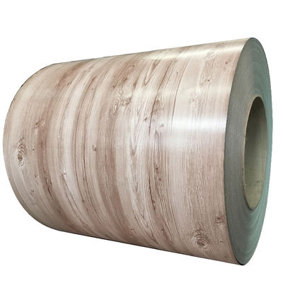 0.40*1250mm Golden Oak Wooden ppgi rolls Multi Gloss 3D Wood Woodlike Printeched PPGI/PPGL