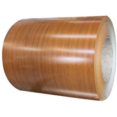 0.40*1250mm Golden Oak Wooden ppgi rolls Multi Gloss 3D Wood Woodlike Printeched PPGI/PPGL